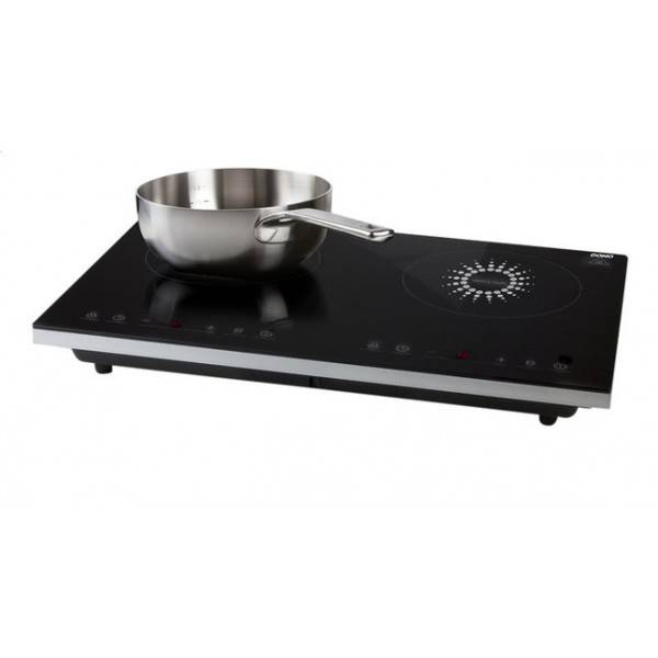 Table de cuisson à induction posable 2 feux 3500w - do333ip - domo au  meilleur prix