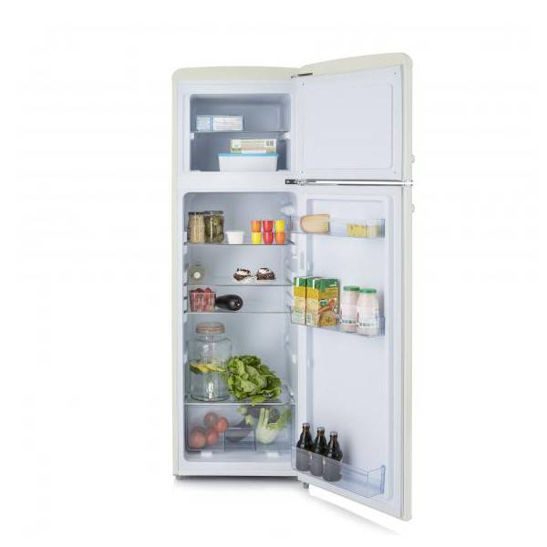 Réfrigérateur congélateur vintage rouge E 245 L – DOMO DO929RKR