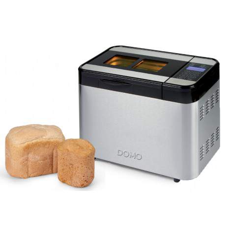 Machine à pain inox XL 1000-1200-1400 g 12 prog - DOMO B3990